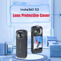 Transparent Dust-proof Protective Cover For Insta360 X3  Lens Scratchproof Case  for Insta 360 One X3 Action Camera Accessories