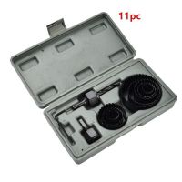 【LZ】◈✷  Carpintaria Hole Saw Drill Bit Set cortador de teto de gesso cartonado aço carbono 19 a 127mm 11pcs