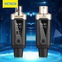 Vktech ตัวรับสัญญาณไมโครโฟนยูเอชเอฟเครื่องส่งสัญญานภาพจากกล้องไปยังอุปกรณ์พกพาแบบไร้สาย1000MAh,อะแดปเตอร์ไมโครโฟน Type-C สามารถชาร์จได้สำหรับเครื่องผสมสัญญาณวิทยุ