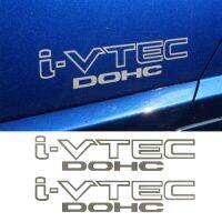 สติกเกอร์สติ๊กเกอร์ไวนิลติดรถยนต์ DOHC I-VTEC วัสดุสะท้อนแสงสีเทาสัญลักษณ์สำหรับฮอนด้าแอคิวรา Ivtec