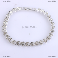 pime MALL สร้อยข้อมือแม่เหล็กบำบัดลูกปัดสุขภาพการดูแลลดน้ำหนักเครื่องประดับผู้หญิงคริสตัล