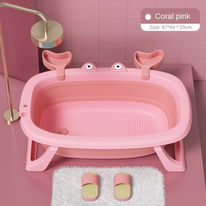 amila-อ่างอาบน้ำเด็กแบบพับได้-อ่างอาบน้ำสำหรับเด็กสามารถนั่งและนอนได้อ่างอาบน้ำขนาดเล็กสำหรับใช้ในครัวเรือนผลิตภัณฑ์สำหรับเด็กแ