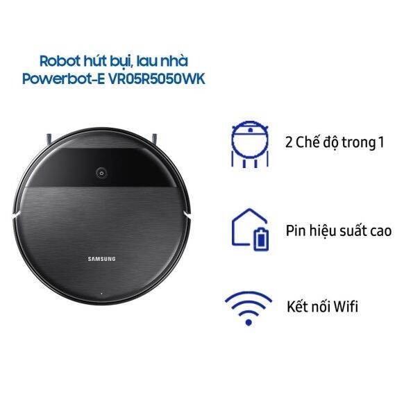 Robot hút bụi Samsung VR05R5050WKSV - Lựa chọn hoàn hảo cho mọi gia đình