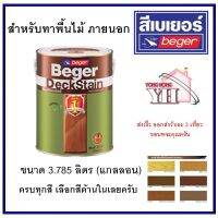 Pro +++ สีย้อมพื้นไม้เบเยอร์ เดคสเตน ชนิดด้าน ขนาด 3.785 ลิตร DeckStain Beger M-3900 M-3903 M-3904 M-3905 M-3909 M-3910 ราคาดี อุปกรณ์ ทาสี บ้าน แปรง ทาสี ลายไม้ อุปกรณ์ ทาสี ห้อง เครื่องมือ ทาสี