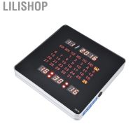 Lilishop Fashionable Digital Wall Clock Power Off Memory  Alarm Wall Calendar ClockTH