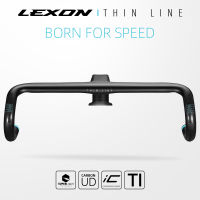 LEXON Carbon Road Integrated Handlebar Full Inner Cable Road Bike Handlebars Road Integrated Cockpit Stem Racing Cycling Parts