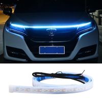 【 YUYANG Lighting 】 Led Car Hood Lights Universal Headlight Strip Flexible Decorative Atmosphere Lamps DRL Auto Daytime Running 12V