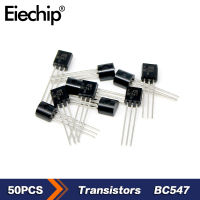 50pcs NPN ทรานซิสเตอร์ BC547 45V 0.1A triode ใหม่ Original Electronic Component chips