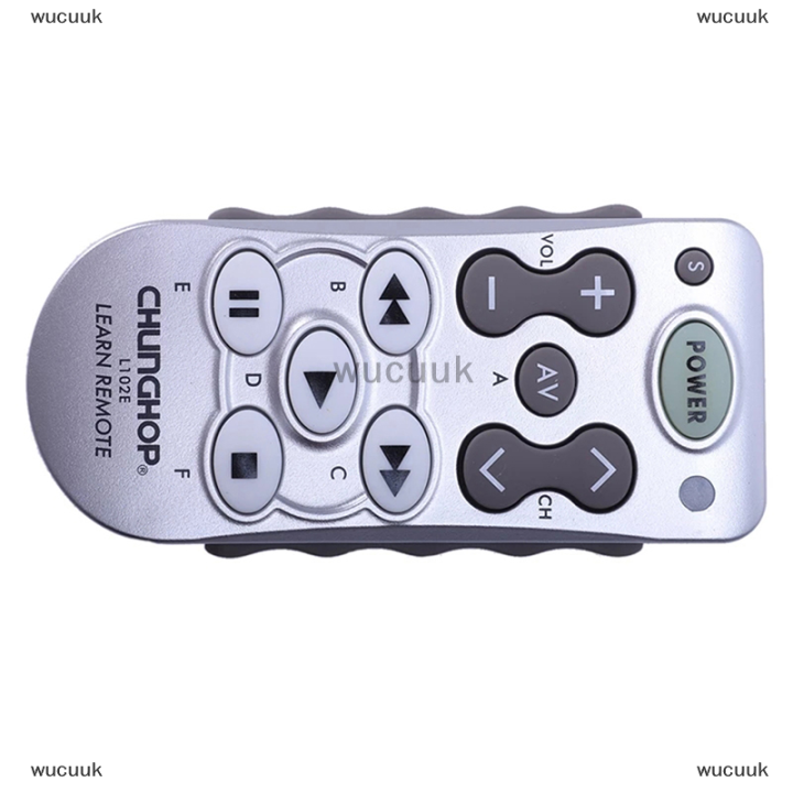 wucuuk-l-102การเรียนรู้รีโมทคอนโทรล-dvd-projector-tv-set-top-universal-remote-control