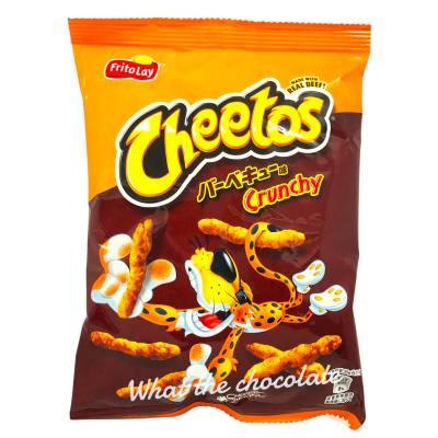Cheetos Crunchy ขนมชีโต้สรสบาร์บีคิวเนื้อ (ทำจากเนื้อวัวแท้)