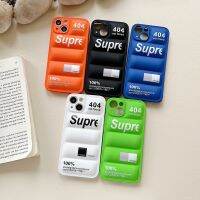 สำหรับ iPhone14 กรณีโทรศัพท์มือถือแบรนด์ Trend กรณีป้องกัน iPhone13 Promax Down Jacket Soft Case