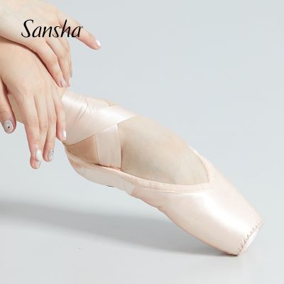 hot【DT】 Ballet Pointe Shoes Stitching In Front  Pale Pink Ladies NO7HSL