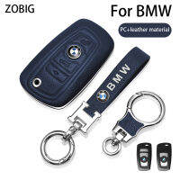 ZOBIG PC + เคสที่ห้อยกุญแจหนังสำหรับที่เก็บกุญแจรถ BMW พร้อมพวงกุญแจสำหรับ BMW 1 3 4 5 6 7ซีรีส์ X3 X4 M5 M6 3GT 5G 320Li/GT320i/5520/525Li/X3 X5กุญแจรีโมตดั้งเดิม