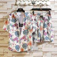 ┇  Shorts flowers with short sleeves shirt a Bali beach clothes the sanya tourism take male soil Thai seaside resort