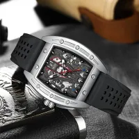 BOYZHE brand watch silica gel with mechanical watch Richard casks foreign trade live hot style mens watch undertakes --238811Hot selling mens watches♠