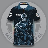 CALL OF DUTY BLUE GHOST 2 POLO SHIRT