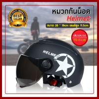 หมวกกันน็อค [HELMET] กระจกใสกันไอน้ำ ด้วยดีไซด์ที่เป็นเอกลักษณ์ ปลอดภัย แข็งแรงทนทานต่อแรงกระแทก