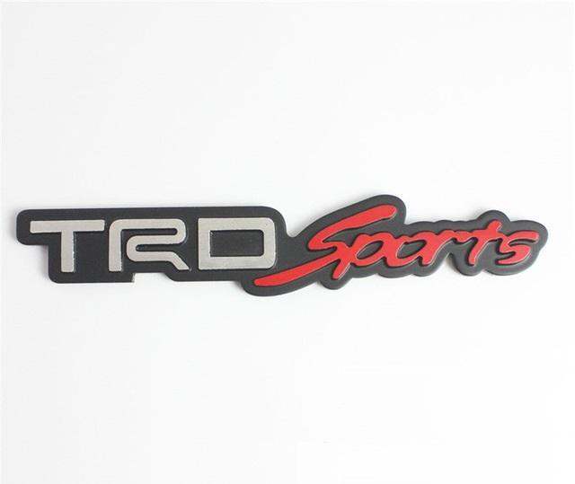 3D Aluminum TRD SPORTIVO and TRD SPORTS Logo Emblem Decal Badge for ...