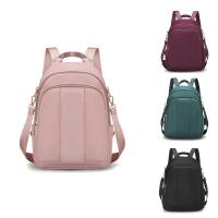 Superior Home Shop Nylon Womens Solid Color Multifunctional Casual Shoulder Bag Shopping Casual Backpacks