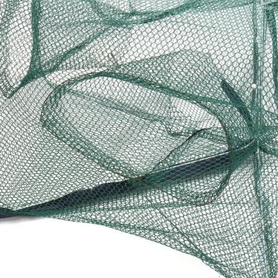 Portable Folding 6 Hole Fishing Net Fish Crab Shrimp Cage Mesh Trap Casting Net