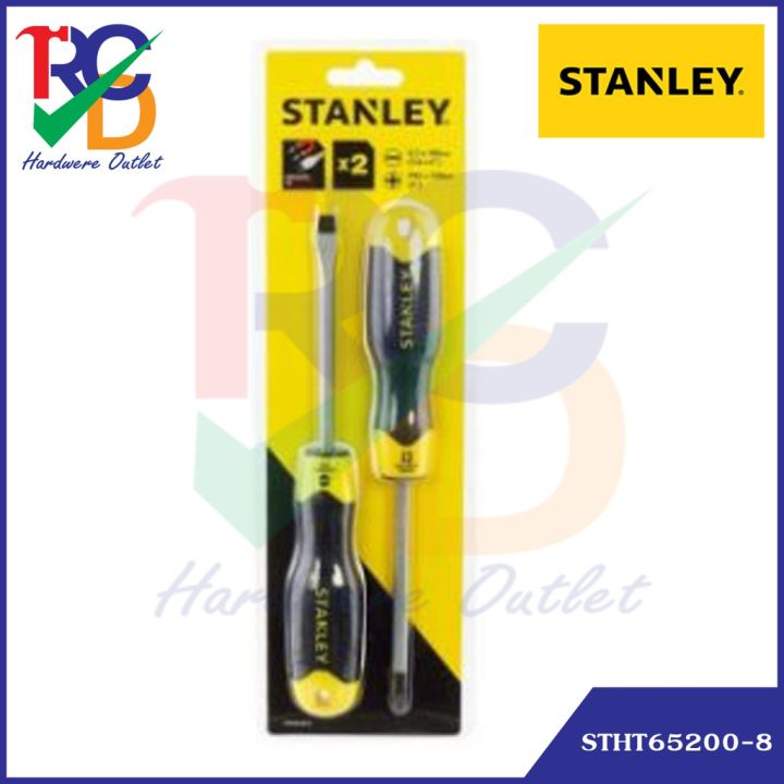 Stanley STHT65200-8 ชุดไขควงปากแบน-ปากแฉก 2 ชิ้น ชุดไขควง ของแท้ 100%
