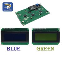 【▼Hot Sales▼】 mxizg โมดูล Lcd สีฟ้าหน้าจอ Iic/I2c 2004 Hd44780 5V สำหรับ Arduino Diy Kit หน้าจอสีเขียวเหลืองให้ Library ไฟล์