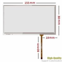 หน้าจอสัมผัสขนาด6.2นิ้ว155มม. * 88มม. อุปกรณ์นำทางรถยนต์ที่เขียนด้วยลายมือหน้าจอสัมผัสการซ่อมกระจกหน้าจอทัชสกรีน