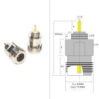 1pc N Female Jack RF Coax Adapter Convertor Solder Post Straight Nickelplated Dedicated Amplifiers NEW Wholesale