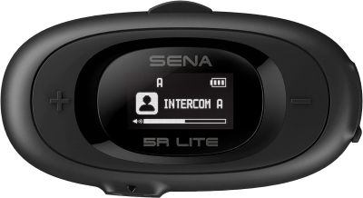 Sena 5R LITE Two-Way HD Motorcycle Bluetooth Intercom Headset, Black Single Pack 5R LITE