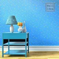 Wall Ideas ลายใหม่ วอลเปเปอร์ติดผนัง สติกเกอร์ผนัง PVC มีกาวในตัว ขนาด 45 cm x 10 m  #stardust