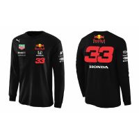 [In stock] 2023 design ♈▧ Mens  3D printing casual sports long sleeved round neck T-shirt F1 Formula One racing，Contact the seller for personalized customization of the name