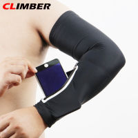 Climber【จุดจัดส่งที่รวดเร็ว】กระเป๋าแขนยืดสำหรับโทรศัพท์มือถือวิ่งขี่ครีมกันแดดแขนกระเป๋าข้อมือ