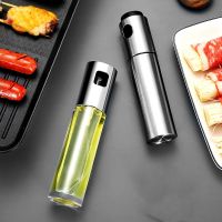 ◊⊕❀ 2pcs Oil Spray Aceite Sprayer Bottle Stainless Steel Cooking Tools BBQ Baking Spray Bottles Vinegar Water Pump Gravy Boats Grill