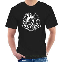 2020 Hot Sale 100 Cotton Rodeo Horseshoe Lucky Bucking Bronco Cowboy T Shirt Summer Style Tee Shirt 088347