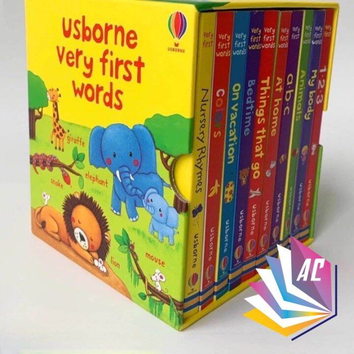Usborne Very First Words book set 10 books Preschool Early Education