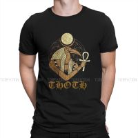 Egyptian Ancient Egypt Culture Creative Tshirt For Men Thoth God Of Moon Science And Mathematics Round Neck Basic T Shirt