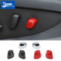 JIDIXIAN Car Seat Lumbar Support Adjustment Button Decoration Cover For Chevrolet Silverado GMC Sierra 2014-2018