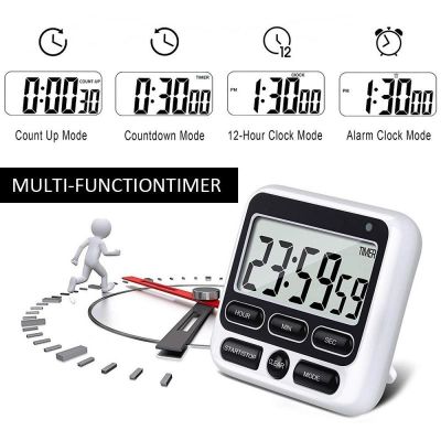 ▬♠۞ Alarm Clock Portable Simple Intelligent Convenient Hint Household Big Screen Small Fashion Tool Adjustable Durable Kitchen Timer