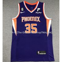 ❍☄☼ 2023 mark 6 new men Phoenix suns 35 Kevin Durant embroidery basketball jerseys jersey purple