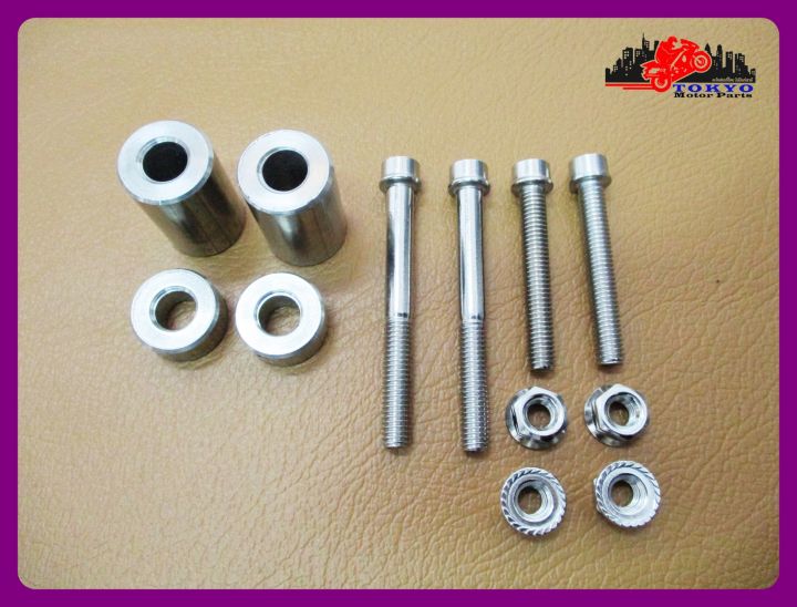 honda-ct125-hunter-cub-125cc-year-2020-2021-headlinght-top-frout-carrier-stainless-ตะแกรง-ไฟหน้า-งานสแตนเลสทุกชิ้น-ทุกน็อต-คุณภาพดีมาก