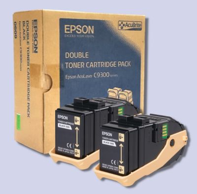 Epson S050609 Black ตลับหมึกโทนเนอร์ สีดำ ของแท้ (0609) แพ็คคู่