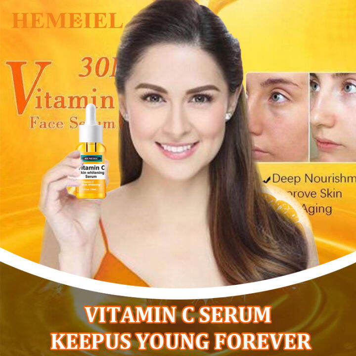 HEMEIEL Vitamin C Face whitening Glass skin care Serum Korea Set