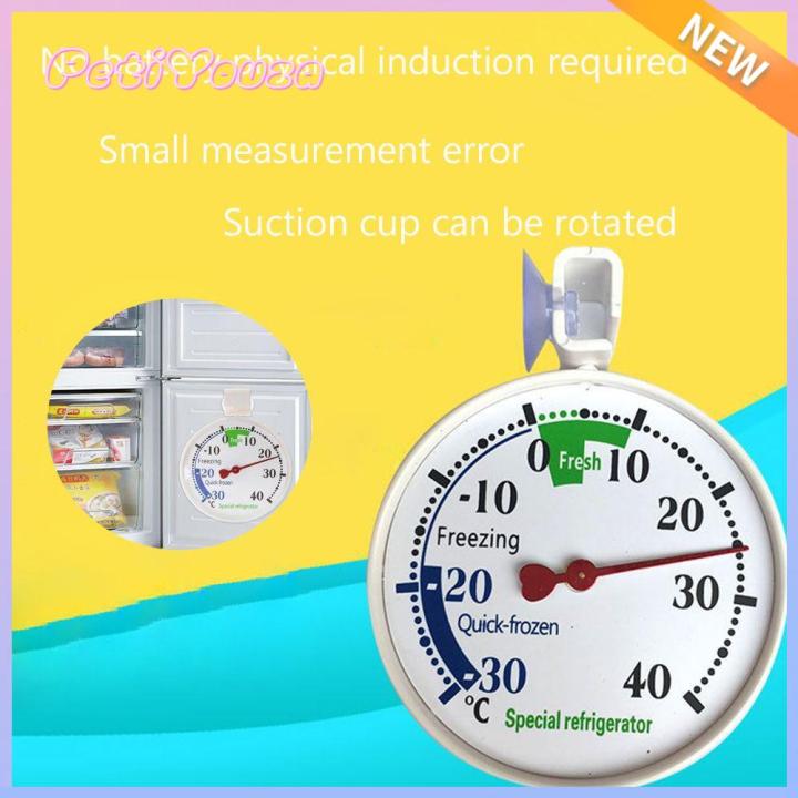 Refrigerator Freezer Thermometer Fridge Refrigeration Temperature Gauge  Home Use kitchen Accessory Tools with Suction Cup