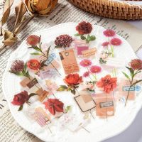 [LWF HOT]✙☄ஐ 30pcs Kawaii Stationery Stickers Plant Flower letter Junk Journal Diary Planner Decorative Mobile Sticker Scrapbooking
