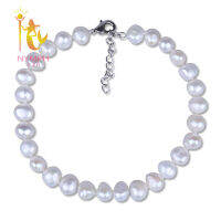 [NYMPH]Baroque Pearl Anklets Natural Freshwater Pearl Jewelry Fashion 8-9mm Trendy Gift For Party [F209]