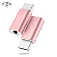 EKDWET สากล สำหรับ Huawei USB Type-C วิทยากร ตัวเชื่อมต่อมือถือ ขั้วต่อหูฟัง Type C อะแดปเตอร์หูฟัง แจ็ค 3.5 มม. ตัวแปลงเสียง