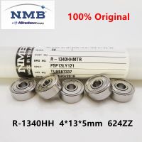 20Pcs/100Pcs Original NMB Minebea R-1340HH 4*13*5 Mm 624ZZ High Speed Miniature Ball Bearing 1340 624 4X13x5mm Wire Cut Bearings