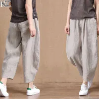 NI Pants for woman cotton and linen women