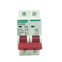 ป้องกันมอเตอร์เบรกเกอร์ขนาดเล็ก DC 500V MCB สำหรับเครื่องกำเนิดไฟฟ้า32A 16A พลังงานแสงอาทิตย์40A 50A 63A