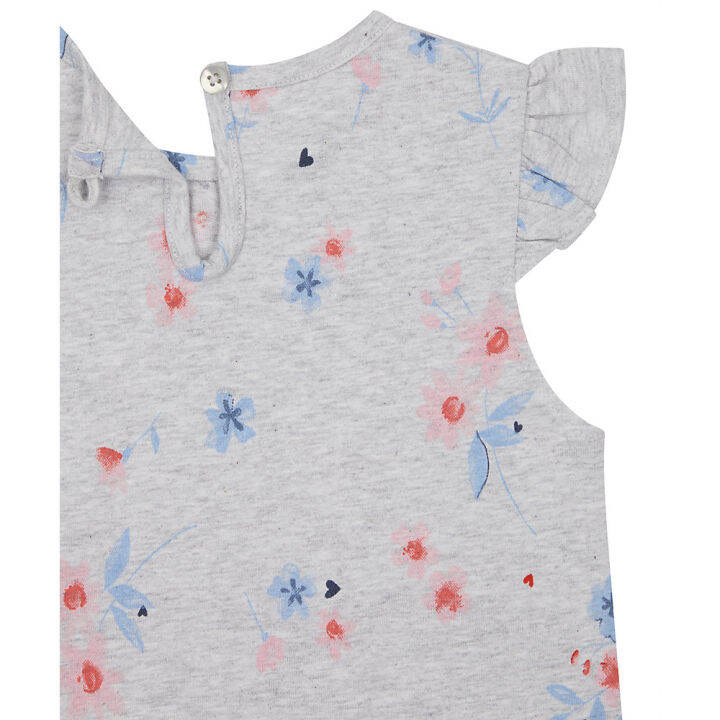 ชุดเดรสเด็กผู้หญิง-mothercare-floral-drop-waist-jersey-dress-yc606